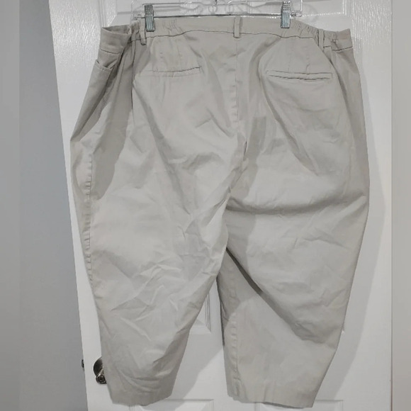 Talbots Light Khaki Perfect Skimmer Curvy Pants in Size 24 W (Wide) - Picture 8 of 14